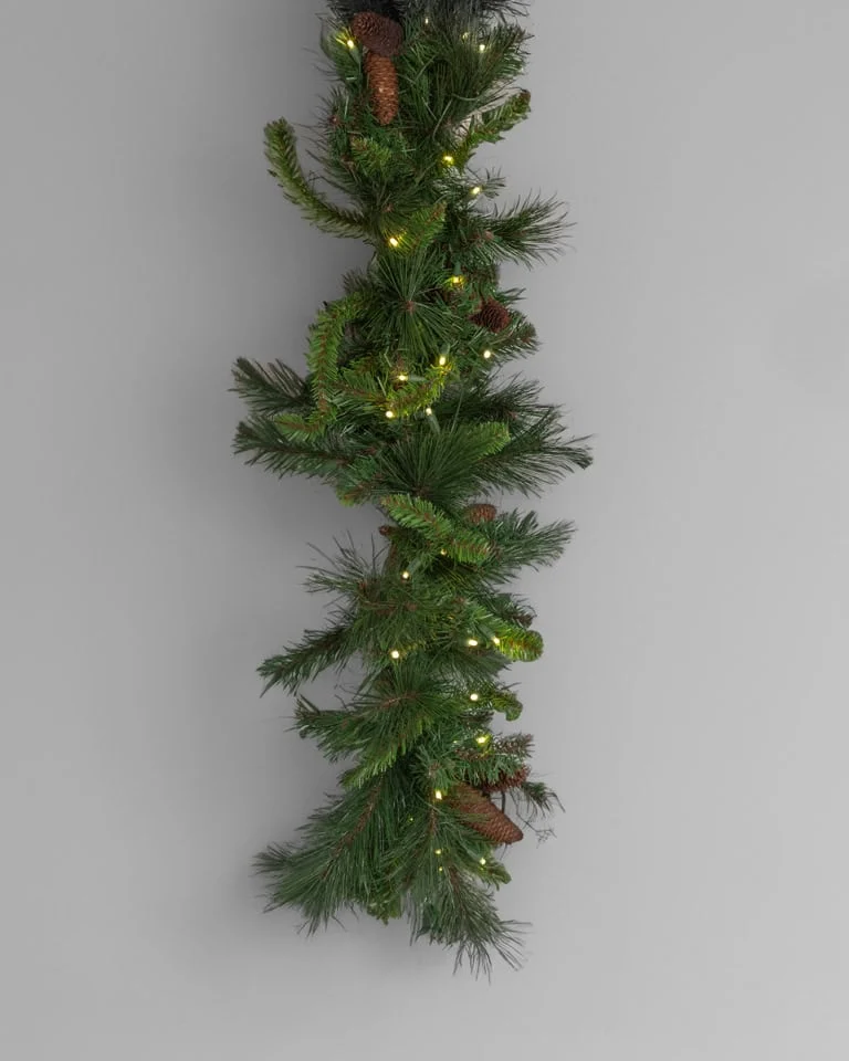 Garland Christmas Light Installation